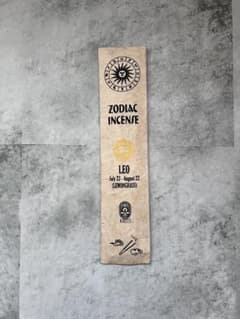 ZODIAC INCENSE LEO レモングラス お香 ネパール製のサムネイル