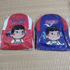 ペコちゃん リュック 2個セット 赤 青 ペコちゃん リュック 2個セット 赤 青 - メルカリ