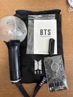 BTS OFFICIAL LIGHT ペンライト VER.3アミボム おまけ付きのサムネイル