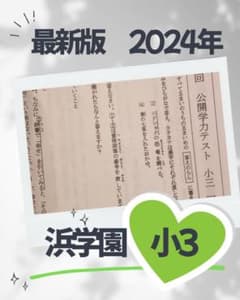 最新版　2024年　小2 浜学園　 公開学力テスト フルセット　算数　国語のサムネイル