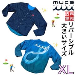 muta marine golf ムータ ゴルフ リバーシブル ダウン 中綿 - メルカリ