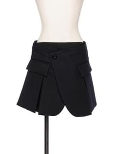 Sacai サカイ 23-06763ウールメルトンレイヤードショーツ スカート m31592383271_1.jpg?1744703774