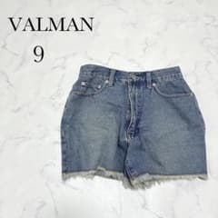 【バルマン】デニム ショートパンツ 67 カットオフ フリンジ 切りっぱなし 9
