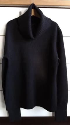 UNIQLO カシミヤ100% タートルネックニット ブラック Sのサムネイル