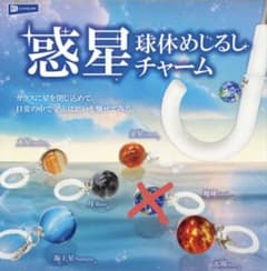 惑星 球体めじるしチャーム　5個セットのサムネイル