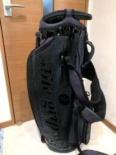 希少 美品 完売 エリート ブラックリミテッド スタンドキャディバッグ 