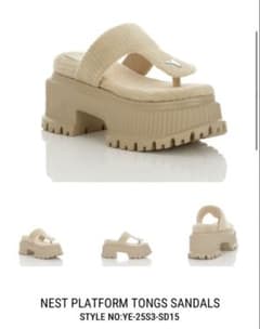 YELLO Nest Platform Tongs Sandals - メルカリ