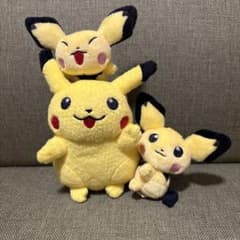 [초기]피카츄&피츄 3점 세트(희소)
