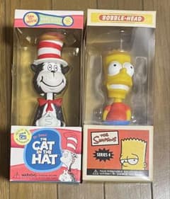 キャット・イン・ザ・ハット & バート ボブルヘッドsimpsonsシンプソンズ キャット・イン・ザ・ハット & バート ボブルヘッドsimpsons