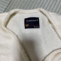 TOWNCRAFT アイボリー カーディガン Lサイズ - メルカリ