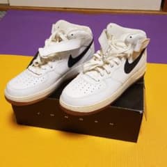 NIKE エアフォース1MID us10.5 28.5cm 白×紺×ガムソールのサムネイル