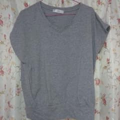 ニッセン フレンチスリーブVネックTシャツ  XXLのサムネイル