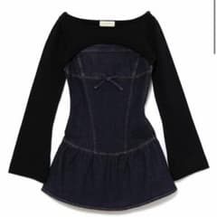 ANDMARY Bonnie denim mini dressのサムネイル