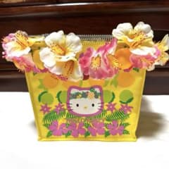 激レア品 ハローキティ トロピカルフルーツ コスメBOX バスケット 小物