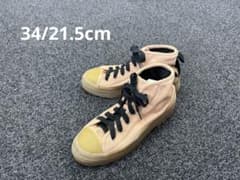 ZARA キャンバス ハイカットスニーカー 21.5cmのサムネイル