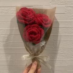 かぎ針編み　花束　枯れない花のサムネイル