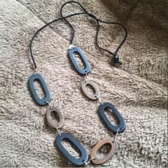 《新品・未使用！！》ウッド ネックレスのサムネイル