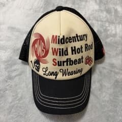 Midcentury Wild Hot Rod Surfbeat キャップのサムネイル