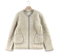 snowpeak スノーピーク 15AW ノーカラーフリースジャケット Sのサムネイル