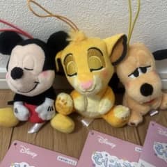ディズニー むにゃすや　マスコット 3体セットのサムネイル