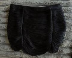 【新品同様】ZARA フリンジミニスカート ブラック XSのサムネイル
