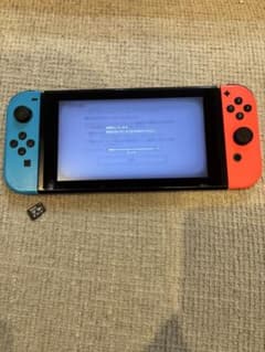 Switch 中古 microSD128GB付 Switch 本体 ネオンブルー/ネオンレッド microSD128GB付き - メルカリ