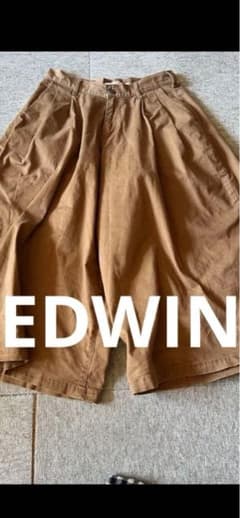 EDWINのゆったりキュロットスカートです。色もおしゃれです。