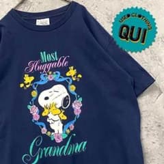 90s USA古着○Tシャツ ビンテージピーナッツ スヌーピー メンズ2XLのサムネイル
