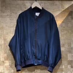 ラッキー様専用 シルクブルゾン アウター 古着 メンズ レディースのサムネイル
