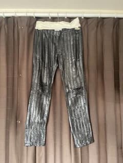 希少 MAISON MARTIN MARGIELA ラムレザー メッシュ パンツ 希少 MAISON MARTIN MARGIELA ラムレザー メッシュ パンツ