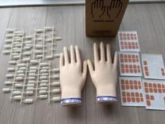JNEC認定モデルハンド ネイルチップ・シール付き - メルカリ