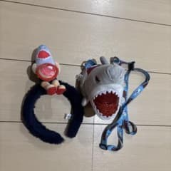 ユニバ　ジョーズカチューシャ&ポシェットのサムネイル