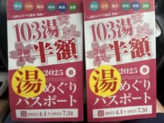 湯めぐりパスポート 2025春のサムネイル