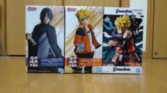 NARUTOシリーズ サスケ ボルト ナルト プライズフィギュア3体セット