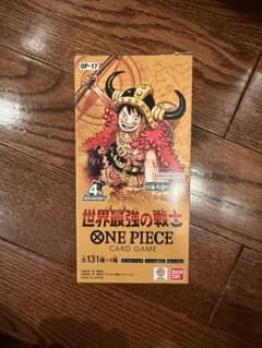 ONE PIECEカードゲーム 世界最強の戦士 1BOXテープカット品 未開封