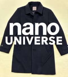 nano universe チェスターコート ネイビーのサムネイル