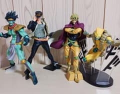 ジョジョ 一番くじ 空条承太郎 スタープラチナ DIO ザ・ワールド 4体