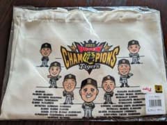 【新品・未開封】2023 阪神タイガース日本一優勝記念 イラストトートバッグのサムネイル