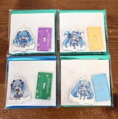 SNOW MIKU 2024 아크릴스탠드 4종 세트