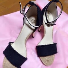 エスペランサ 切りっぱなしデニムヒールのサムネイル