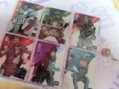Apex Legends 웨이퍼 카드 6장 열쇠 고리