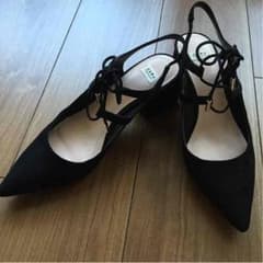 ★超美品★ ZARA レースアップ パンプス 【size 37】のサムネイル