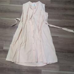 UNIQLO U ノースリーブ シャツワンピース 150cmのサムネイル