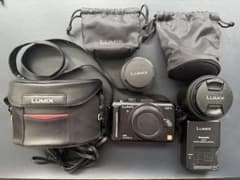 ［とむ様専用］LUMIX DMC-GF1 ミラーレス一眼 本体とレンズ2本のサムネイル