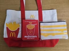【中古】マクドナルド福袋　Coleman　コラボ　トートバッグ　ポテトクロック他