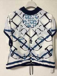 新品未使用】 HERMES ツイルレーヌ シルクニット 34 ネイビー - メルカリ