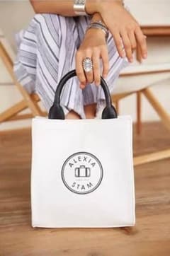 ＊alexiastam＊ショッパー風トートバッグ＊のサムネイル