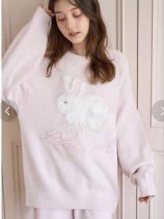 ジェラートピケ♡ベビモコラビットジャガードプルオーバー 完売品