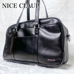 ナイスクラップ NICE CLAUP スクバ 黒 通学 大容量 ※破れありのサムネイル