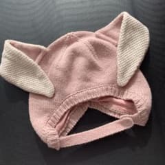 ベビー ニット帽 帽子 うさみみのサムネイル